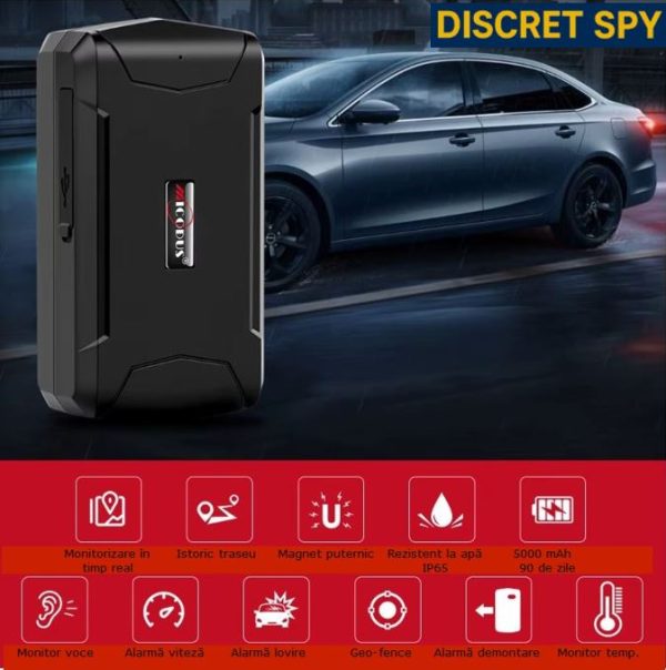 GPS Tracker Micodus ML500 – Monitorizare Profesională, Precizie Ridicată, Autonomie Mare, Rezistență IP67 - imagine 4