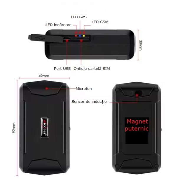 GPS Tracker Micodus ML500 – Monitorizare Profesională, Precizie Ridicată, Autonomie Mare, Rezistență IP67 - imagine 6