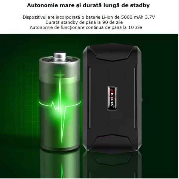 GPS Tracker Micodus ML500 – Monitorizare Profesională, Precizie Ridicată, Autonomie Mare, Rezistență IP67 - imagine 4