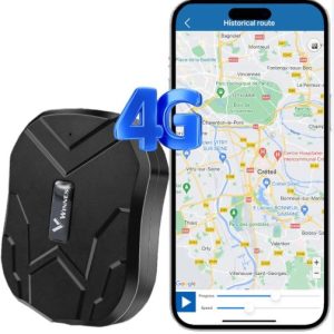 GPS Tracker Auto 4G TKSTAR Winnes TK905B – 10000 mAh, Magnet Puternic, Localizare GPS + LBS, IP65, Monitorizare in Timp Real, Aplicatie Android / iOS
