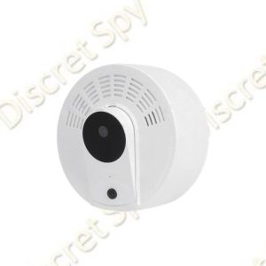 Camera ascunsa Wi-Fi LS008 in detector de fum fals, Full HD 1080p, Viziune nocturna, Detectie PIR, Audio, Control prin aplicatie, Autonomie pana la 2 ani