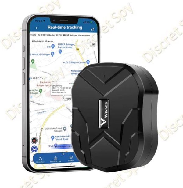 GPS Tracker Auto 2G TKSTAR Winnes TK905B – 10000 mAh, Magnet Puternic, Localizare GPS + LBS, IP65, Monitorizare in Timp Real, Aplicatie Android / iOS - imagine 2