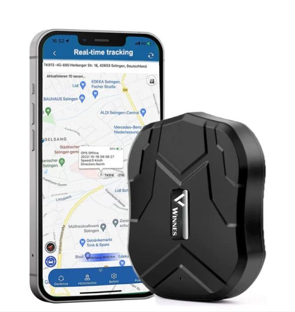 GPS Tracker Auto 2G TKSTAR Winnes TK905 – 5000 mAh, Magnet Puternic, Localizare GPS + LBS, IP65, Monitorizare in Timp Real, Aplicatie Android / iOS - imagine 2