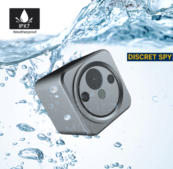 Mini camera de supraveghere Wi-Fi Mini WJ07, 3MP HD, viziune nocturna, detectie miscare, Tuya Smart, IP67 - imagine 6