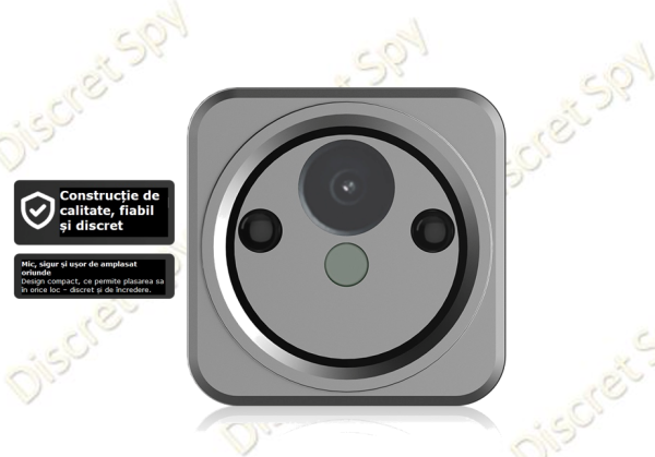 Mini camera de supraveghere Wi-Fi Mini WJ07, 3MP HD, viziune nocturna, detectie miscare, Tuya Smart, IP67 - imagine 3