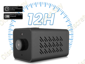 Camera de supraveghere Wi-Fi Mini WJ13, Full HD 1080p, viziune nocturna, detectie miscare si sunet, stocare microSD