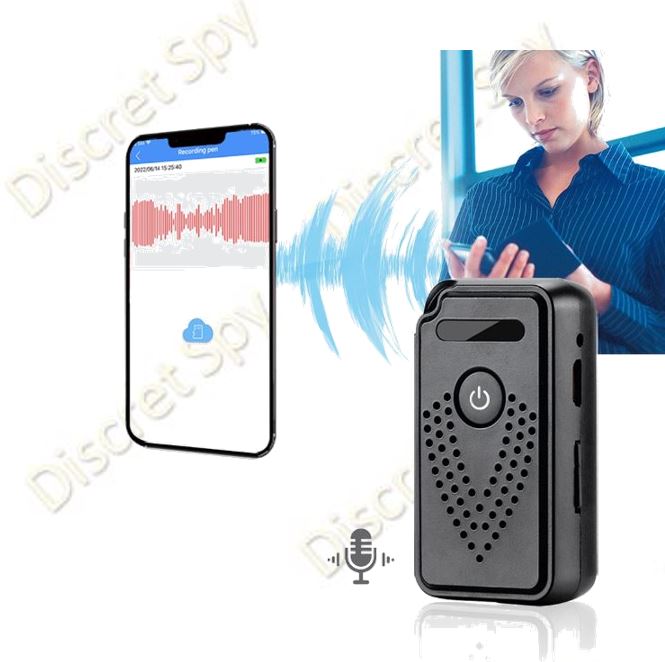 Mini Reportofon Wi-Fi AR01 – audio în timp real, activare la sunet, standby lung - imagine 9