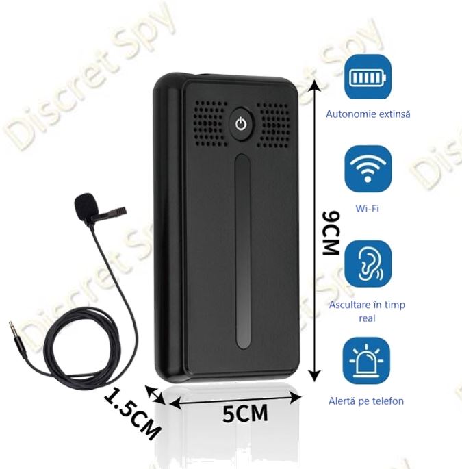 Reportofon Wi-Fi cu Standby Lung AR02 — audio live, alerte la zgomot - imagine 9