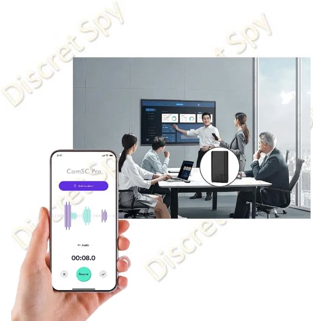 Reportofon Wi-Fi AR06, Baterie externă 7500 mAh, Standby până la 9 luni, magnet integrat - imagine 6