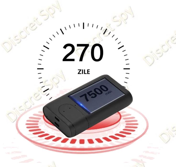 Reportofon Wi-Fi AR06, Baterie externă 7500 mAh, Standby până la 9 luni, magnet integrat - imagine 11