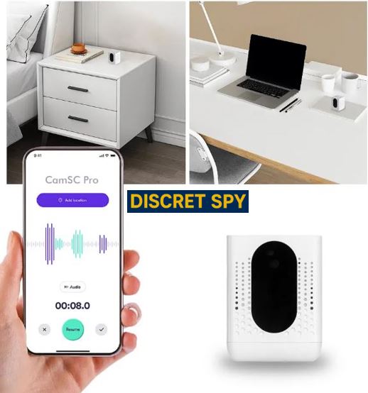 Reportofon Wi-Fi AR07 (Alb) – Standby până la 7 luni, Activare vocală, Ascultare LIVE de oriunde - imagine 3