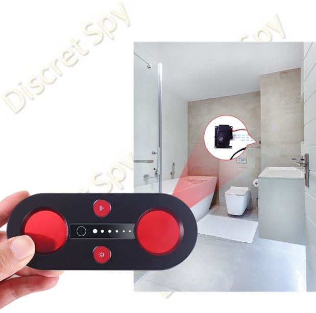 Detector Anti-Spy DE010 – Găsește camere ascunse și semnale wireless, vizor mare 3,6 cm - imagine 8
