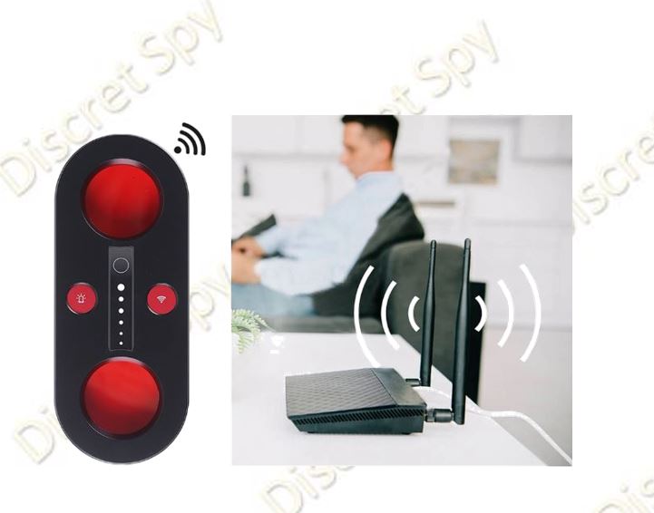 Detector Anti-Spy DE010 – Găsește camere ascunse și semnale wireless, vizor mare 3,6 cm - imagine 6