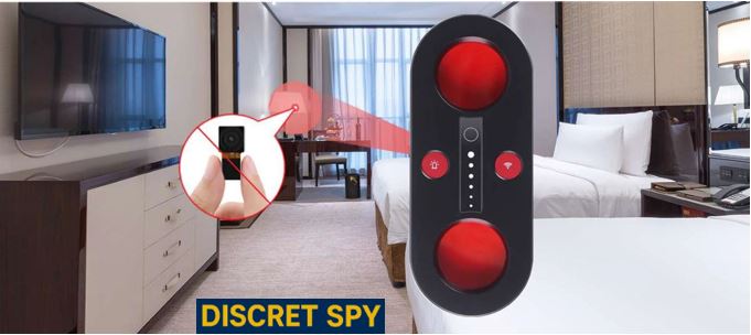 Detector Anti-Spy DE010 – Găsește camere ascunse și semnale wireless, vizor mare 3,6 cm - imagine 3