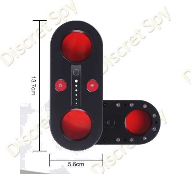Detector Anti-Spy DE010 – Găsește camere ascunse și semnale wireless, vizor mare 3,6 cm - imagine 2
