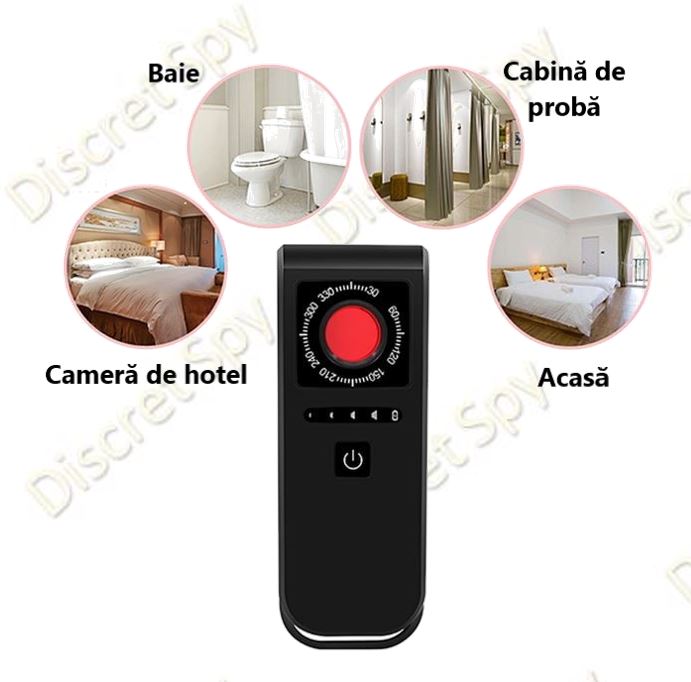 Detector camere ascunse DE01 – optic, LED IR, portabil (autonomie până la 25h) - imagine 6