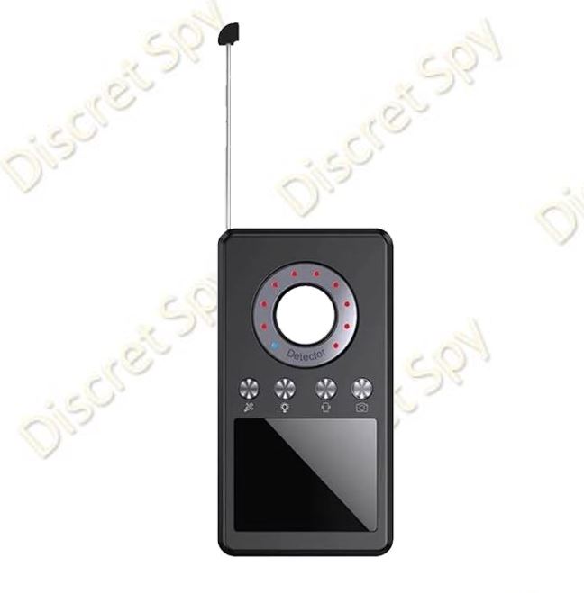 Detector anti-spionaj DE02 – 3-în-1: camere ascunse, semnale RF, magnet GPS - imagine 2