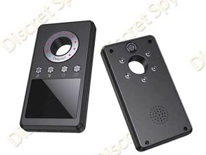 Detector anti-spionaj DE02 – 3-în-1: camere ascunse, semnale RF, magnet GPS