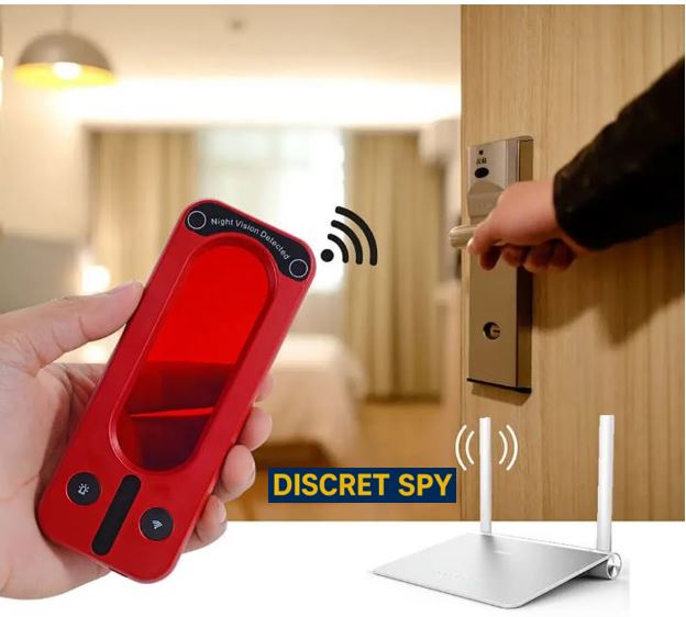 Detector Anti-spionaj RF DE09 – camere ascunse, LED-uri IR 940 nm, semnale 2G/3G/4G & Wi-Fi 2.4 GHz - imagine 7