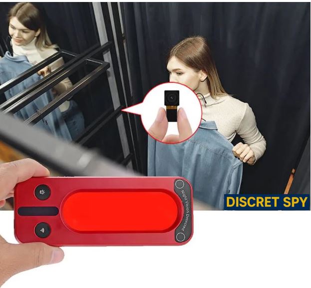 Detector Anti-spionaj RF DE09 – camere ascunse, LED-uri IR 940 nm, semnale 2G/3G/4G & Wi-Fi 2.4 GHz - imagine 6