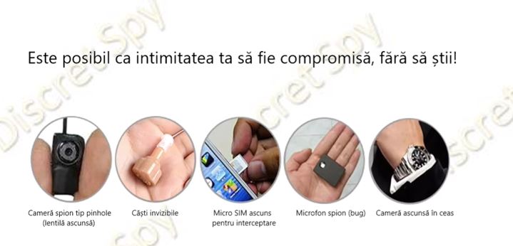 Detector portabil anti-spionaj K68 – detectează camere ascunse, microfoane, GPS și semnale wireless - imagine 9