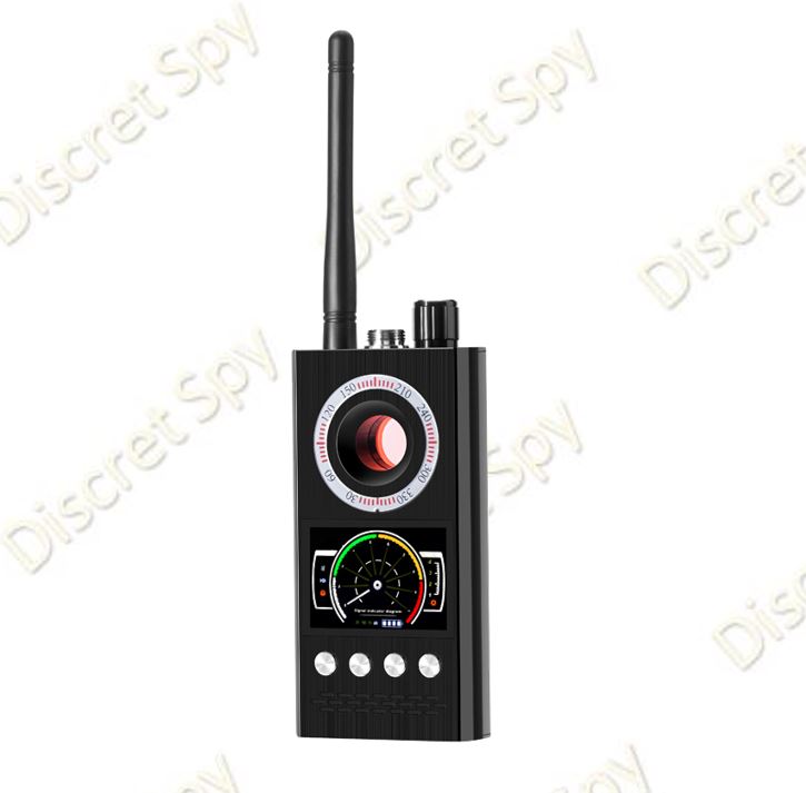 Detector portabil anti-spionaj K68 – detectează camere ascunse, microfoane, GPS și semnale wireless - imagine 8