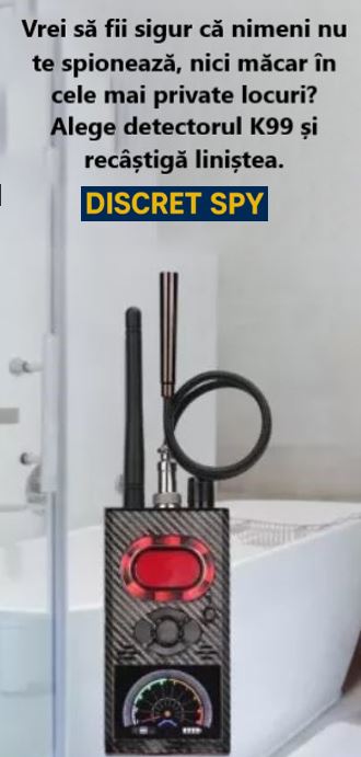 Detector portabil K99 – camere ascunse, microfoane, GPS, semnale wireless și magneți - imagine 12