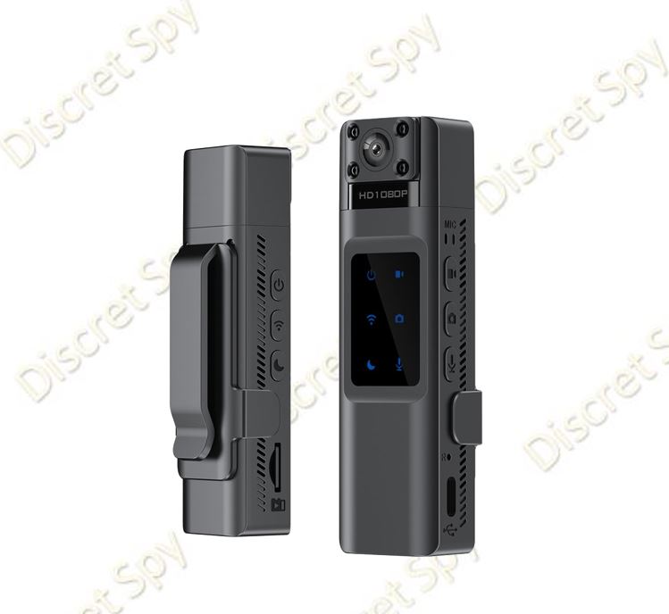 Cameră corporală L13 Wi-Fi, 1080p, Night Vision, 7–10h, lentilă rotativă - imagine 3