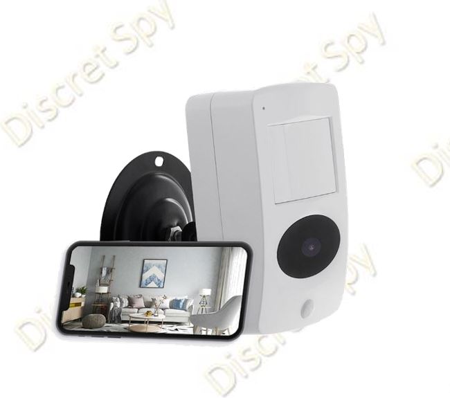 Cameră IP Wi-Fi LS011 (Alb) – disimulată în senzor PIR, 1080p, IR 5 m, unghi 145°, două căi, standby până la 1 an