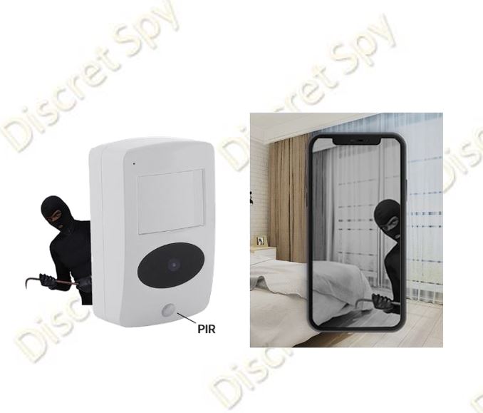 Cameră IP Wi-Fi TY011 (Alb) – disimulată în senzor PIR, aplicație Tuya, 1080p, IR 5 m, unghi 145°, două căi, standby până la 1 an - imagine 4