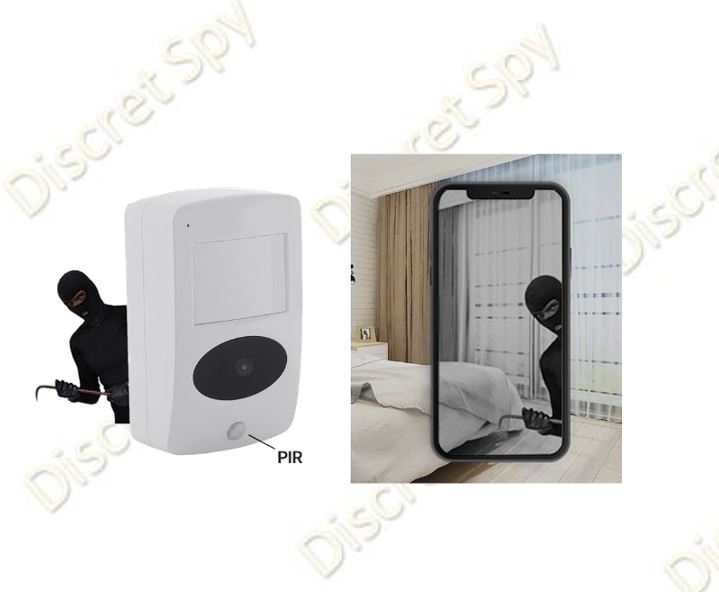 Cameră IP Wi-Fi LS011 (Alb) – disimulată în senzor PIR, 1080p, IR 5 m, unghi 145°, două căi, standby până la 1 an - imagine 5