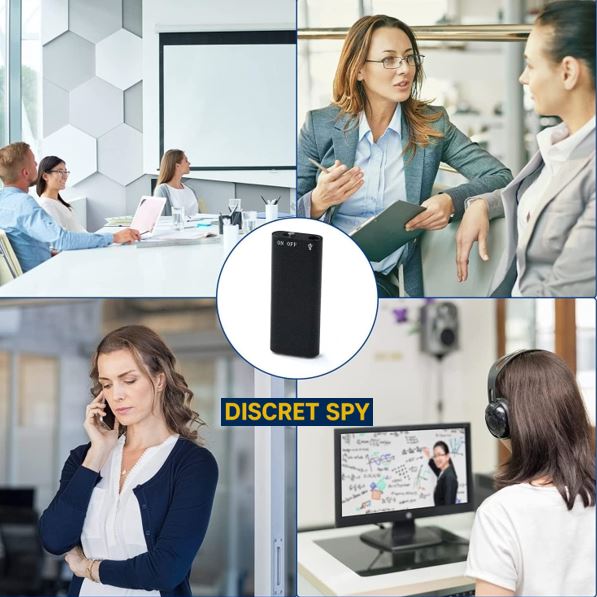 Mini Reportofon Q2 8GB, Activare vocală (VOR), buton unic, discret și portabil - imagine 7