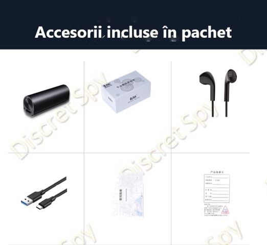 Reportofon magnetic Q73 – 16GB, până la ~500 ore, Activare vocală (VOR) , USB-C (WAV/MP3) - imagine 7