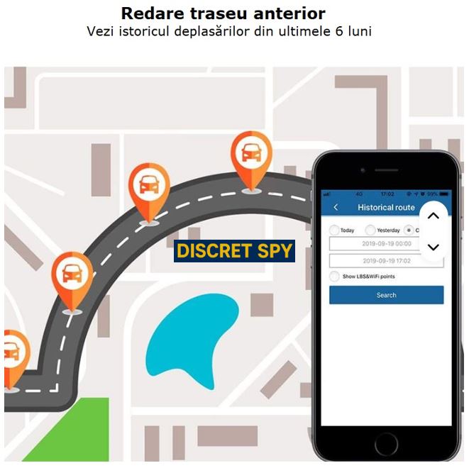 GPS Tracker Auto & Moto TKSTAR / WINNES TK806 4G, Localizare în timp real, Oprire motor la distanță, IP65 - imagine 6