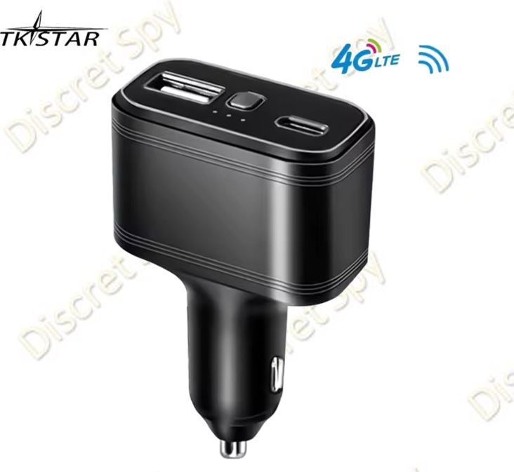 GPS Tracker Auto TK818 4G Winnes – Instalare instant la brichetă, Localizare în timp real, Buton SOS și Încărcător Auto