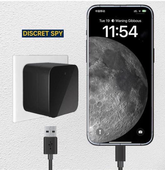 Cameră Wi-Fi ascunsă în încărcător USB A85 (EU) – 4K*, 1080p nativ, IR nocturn, control din aplicație - imagine 4