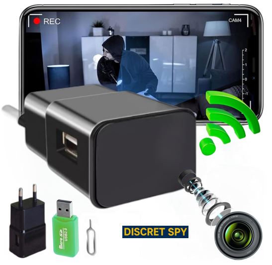 Cameră Wi-Fi ascunsă în încărcător USB A85 (EU) – 4K*, 1080p nativ, IR nocturn, control din aplicație - imagine 11