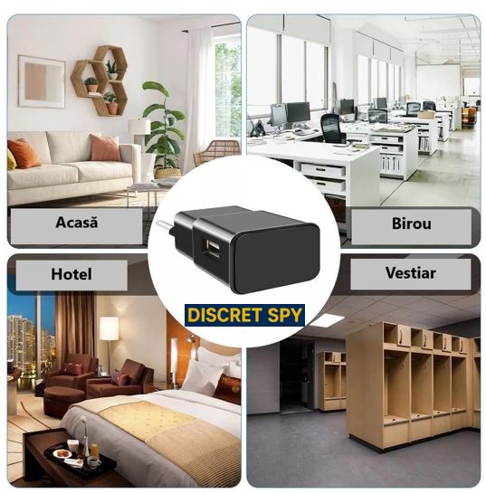 Cameră Wi-Fi ascunsă în încărcător USB A85 (EU) – 4K*, 1080p nativ, IR nocturn, control din aplicație - imagine 10