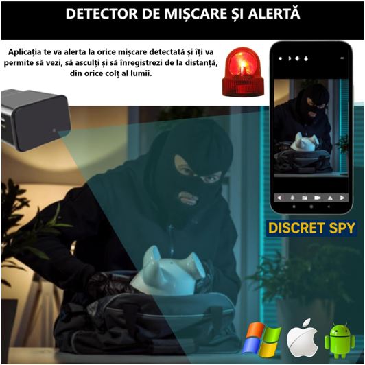 Cameră Wi-Fi ascunsă în încărcător USB A85 (EU) – 4K*, 1080p nativ, IR nocturn, control din aplicație - imagine 6