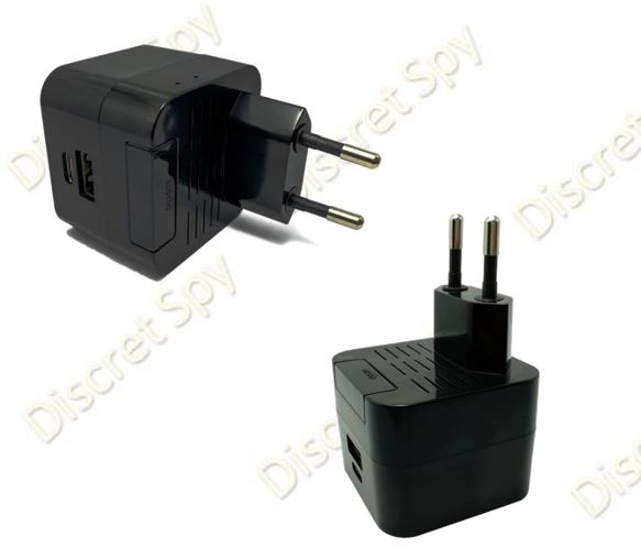 Cameră Wi-Fi ascunsă în încărcător USB A85 (EU) – 4K*, 1080p nativ, IR nocturn, control din aplicație - imagine 2