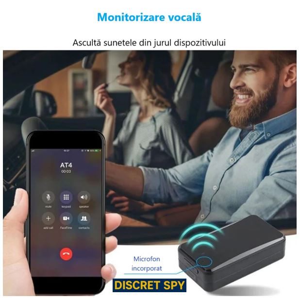 Localizator GPS Tracker AT4, baterie 10.000mAh,  magnet puternic, monitorizare audio, acuratete 10 m, autonomie 30 zile, acces platforma inclus - imagine 5