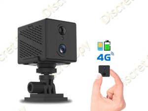 Cameră supraveghere 4G cu baterie, mini, 3MP 1296p, Vedere nocturna, detectare mișcare, Audio bidirecțional