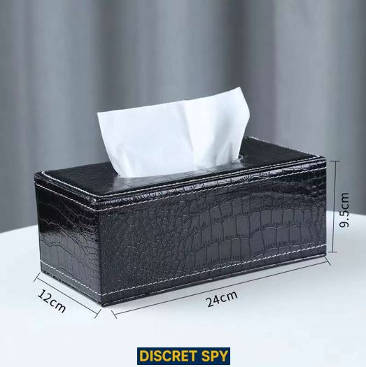 Cameră WiFi 1080p ascunsă în cutie de șervețele – monitorizare discretă cu detecție la mișcare - imagine 4