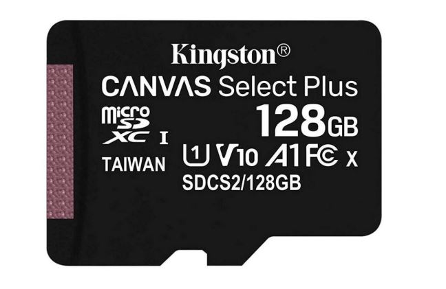 Card microSD Kingston 128GB Canvas Select Plus – UHS-I Class 10 - imagine 2