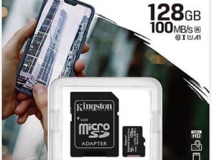Card microSD Kingston 128GB Canvas Select Plus – UHS-I Class 10