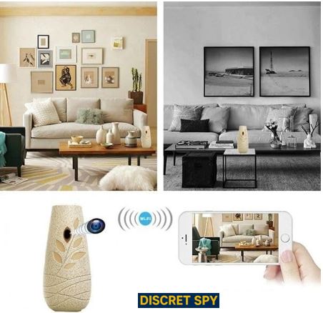Cameră ascunsă 1080P în odorizant de cameră, Wi-Fi, baterie 2800 mAh, stocare microSD - imagine 7