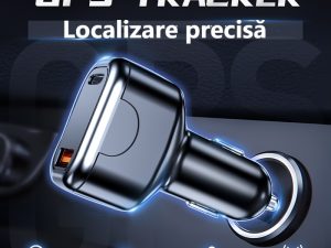 Tracker GPS Auto D6 2G – Montaj în Priza de Brichetă, Localizare GPS+LBS, Mini Design Discret, Monitorizare în Timp Real