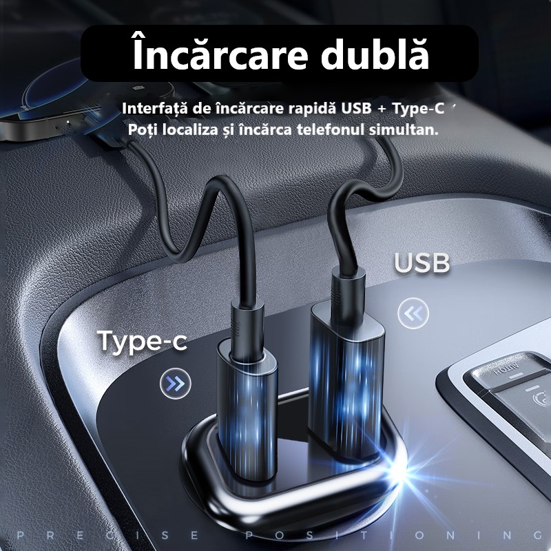 Tracker GPS Auto D6 2G – Montaj în Priza de Brichetă, Localizare GPS+LBS, Mini Design Discret, Monitorizare în Timp Real - imagine 5