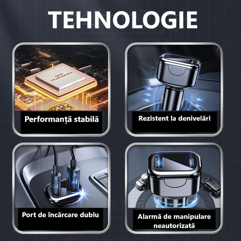 Tracker GPS Auto D6 2G – Montaj în Priza de Brichetă, Localizare GPS+LBS, Mini Design Discret, Monitorizare în Timp Real - imagine 2