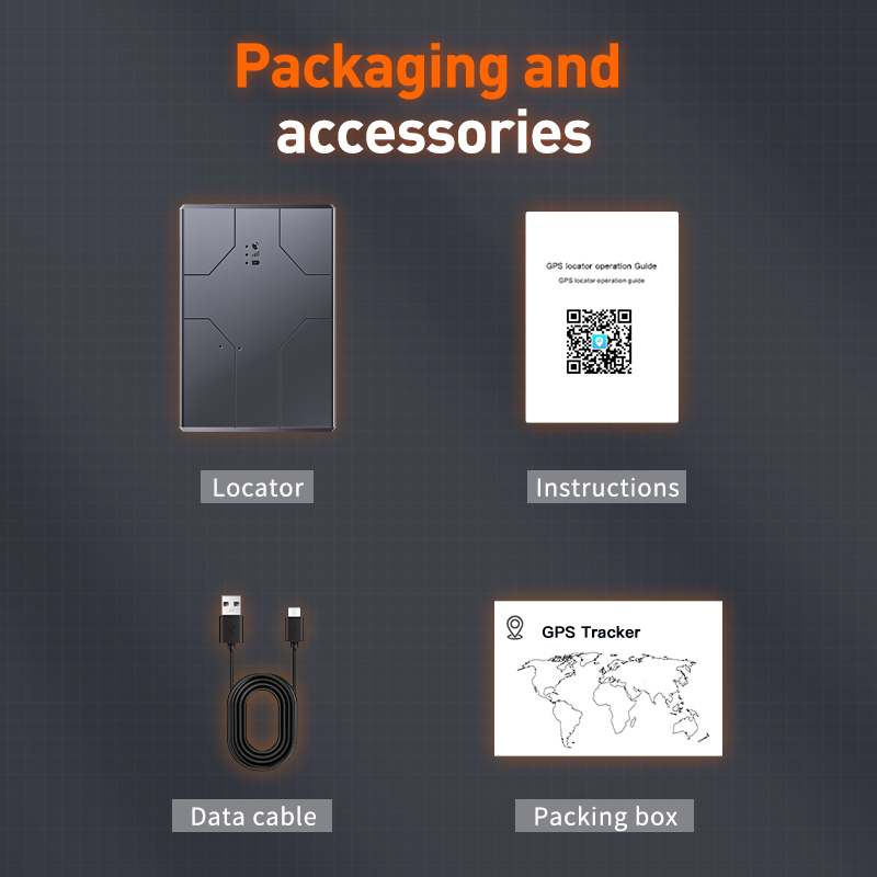 Q16 Tracker GPS 4G cu baterie 10000mAh, montaj magnetic, localizare în timp real, autonomie extinsă - imagine 2